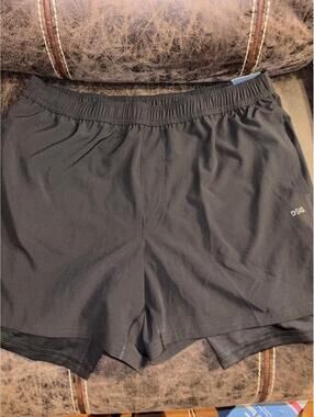 NWT DSG Agility 2-in-1 Shorts Men’s Large Black 5” Lined Athletic